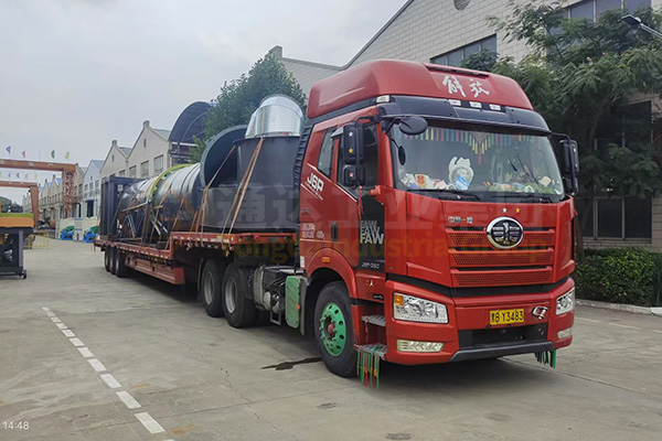 通達(dá)重工山西客戶(hù)有機(jī)肥生產(chǎn)線發(fā)貨